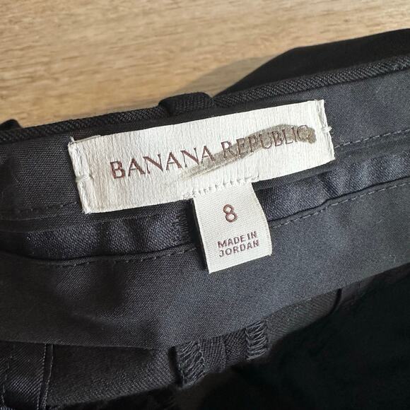 Banana Republic Mid Rise Straight Sloan Pant Black 8 754557 - Picture 5 of 12